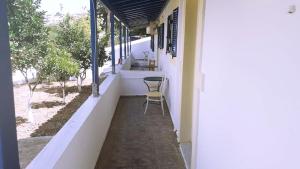 Theofilos Appartements的阳台或露台