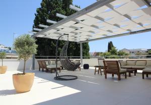 Balkón nebo terasa v ubytování Sun Apartments