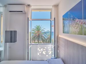 Телевизор и/или развлекательный центр в Hotel Medusa