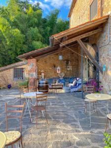 Patio nebo venkovní prostory v ubytování Guest House Antico Frantoio Pietrasanta Affittacamere