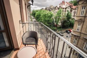 Balkón nebo terasa v ubytování Hotel Pilgrim