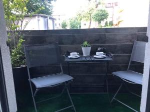 Balkón nebo terasa v ubytování Apartamenty Garden