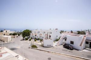 an aerial view of a town with white buildings at Vistamojacar in Mojácar