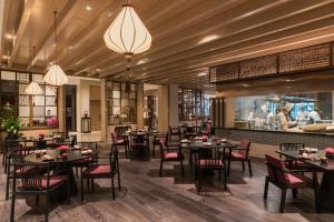 厦门五缘湾凯悦酒店餐厅或其他用餐的地方