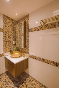 Ένα μπάνιο στο Full House Condotel - Căn hộ 606 Dalat Center +8 φωτογραφίες