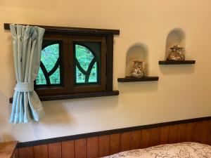 Voodi või voodid majutusasutuse Garden Shed R toas