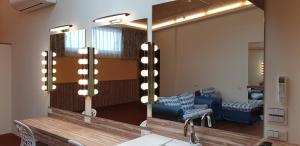 A seating area at Warm Home