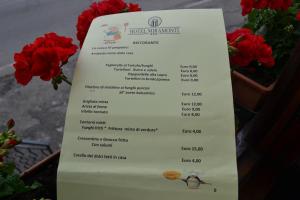 Certifikát, hodnocení, plakát nebo jiný dokument vystavený v ubytování Hotel Miramonti