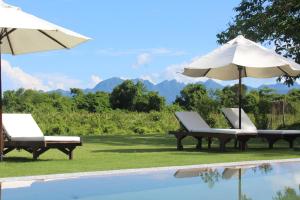 Landskap semula jadi dekat dengan resort