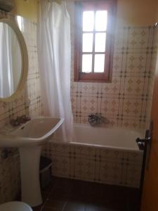 Koupelna v ubytování Hotel Terralta