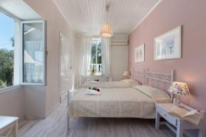 Postel nebo postele na pokoji v ubytování Villa Maritsa, Magazia