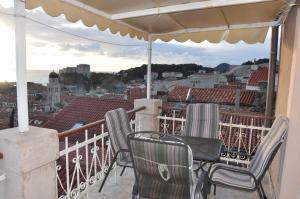 Balkón nebo terasa v ubytování Apartments Lucic