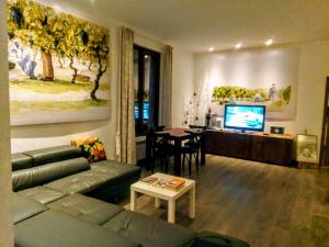 Μια τηλεόραση ή/και κέντρο ψυχαγωγίας στο Boomerang Guest House