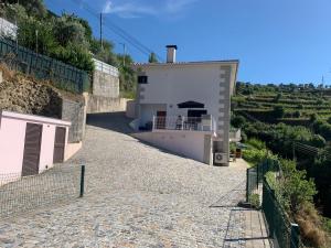 een huis aan de zijkant van een heuvel bij Douro Nest Houses in Caldas de Aregos