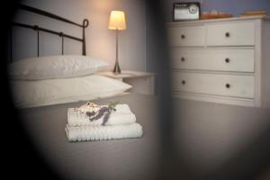 Кровать или кровати в номере Unique House Split