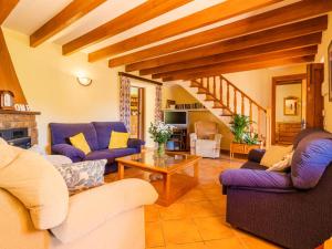 A seating area at Holiday Home Can Josepot by Interhome