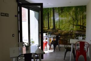 Posezení v ubytování ALBERGUE HOSTING DUERO