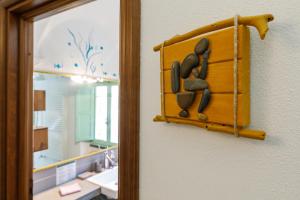 Kúpeľňa v ubytovaní Arvé Castelbianco - B&B e Appartamento