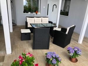 Posezení v ubytování Babérsom apartman