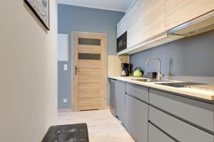 Kuchyň nebo kuchyňský kout v ubytování Comfort Apartments Granaria