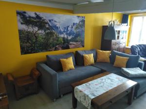 Χώρος καθιστικού στο Urlaub im Fachwerkhaus