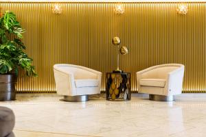 Predel za sedenje v nastanitvi C-Hotels Andromeda