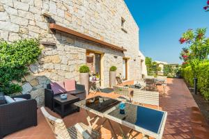 Χώρος καθιστικού στο Relais del Borgo- Domo