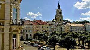 Výhľad na mesto Przemyśl alebo výhľad na mesto priamo z apartmánu