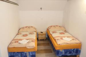 Postel nebo postele na pokoji v ubytování Hotel u Nádraží Lanžhot