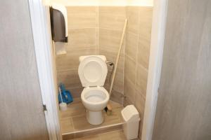 Koupelna v ubytování Hotel u Nádraží Lanžhot