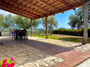 A garden outside Villa Chiara