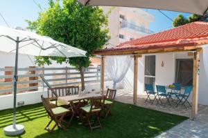 Patio alebo iná vonkajšia časť ubytovania Marion Apartments