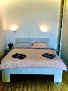 Postel nebo postele na pokoji v ubytování Apartmán Horní Mísečky 437