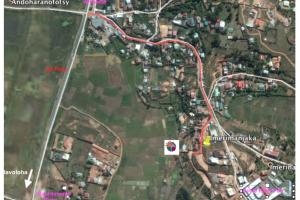 BG Tours في Ambohijanaka: خريطة طريق مع طريق سريع احمر