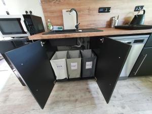 Köök või kööginurk majutusasutuses Apartmány Svatá