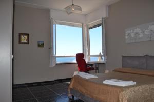 Postel nebo postele na pokoji v ubytování Sea View