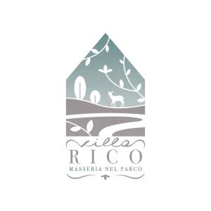 un logo per un villaggio masai in Messico di Villa Rico Masseria nel Parco a Caramanico Terme