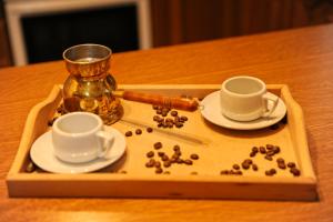 卡洛瓦斯公寓的咖啡和沏茶工具