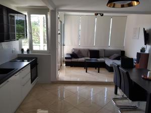 Kuchyň nebo kuchyňský kout v ubytování Apartment Leone Umag