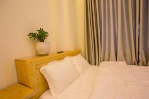 Postel nebo postele na pokoji v ubytování Sơn Liễu Homestay