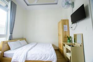 TV a/nebo společenská místnost v ubytování Sơn Liễu Homestay