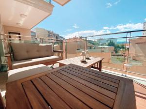 Balkon lub taras w obiekcie APARTAMENTO ANTOPA MAR