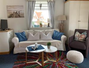 Posezení v ubytování Gästehaus Alwine Wohnung 5