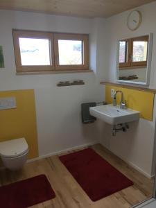 Ванная комната в Ferienwohnung Kapellenweg Bambergen bei Überlingen