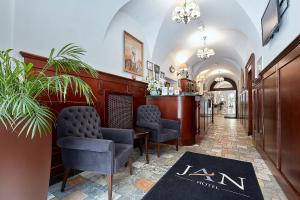 Posezení v ubytování Hotel Jan