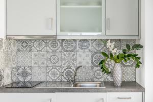 Kuchyň nebo kuchyňský kout v ubytování Kristall Suites + 27 fotografií