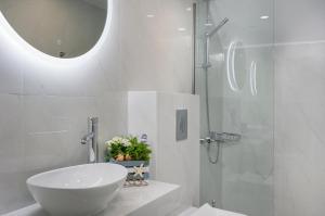 Kúpeľňa v ubytovaní Kristall Suites