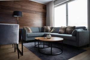 Posezení v ubytování Levin Kunkku, Apartment B7