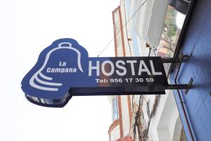 Certifikát, hodnocení, plakát nebo jiný dokument vystavený v ubytování Hostal la Campana
