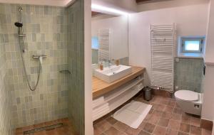 Koupelna v ubytování Chalupa Nový Svět na Šumavě
